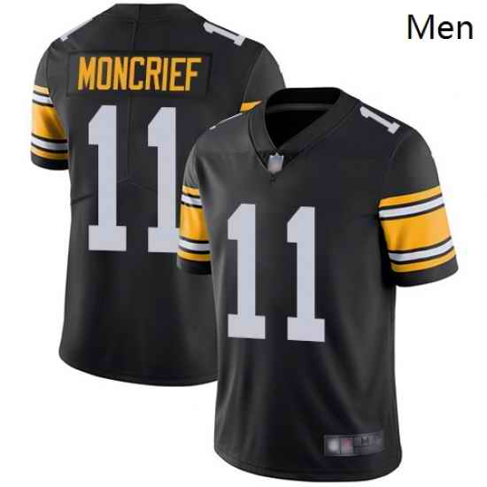 Steelers 11 Donte Moncrief Black Alternate Men Stitched Football Vapor Untouchable Limited Jersey